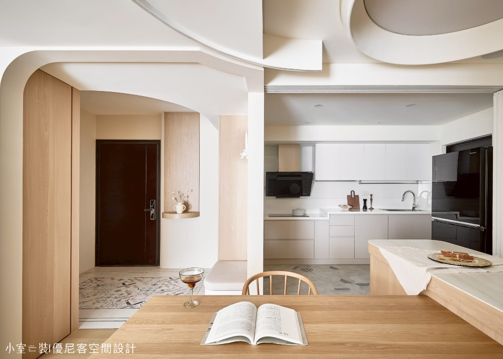 玄關設計重點 9:牆面顏色、材質