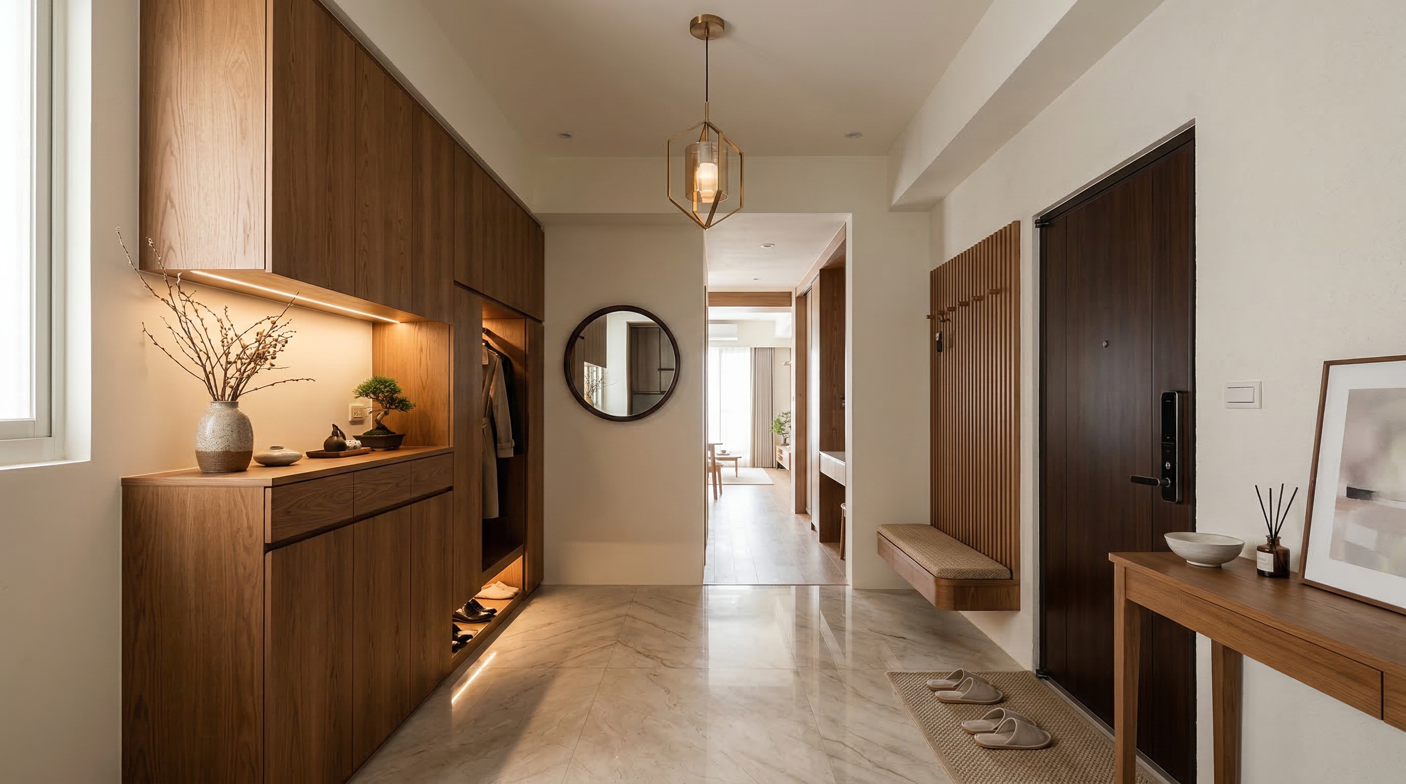 玄關設計完整攻略 2026｜鞋櫃規劃、風格選擇、燈光與費用一次看懂