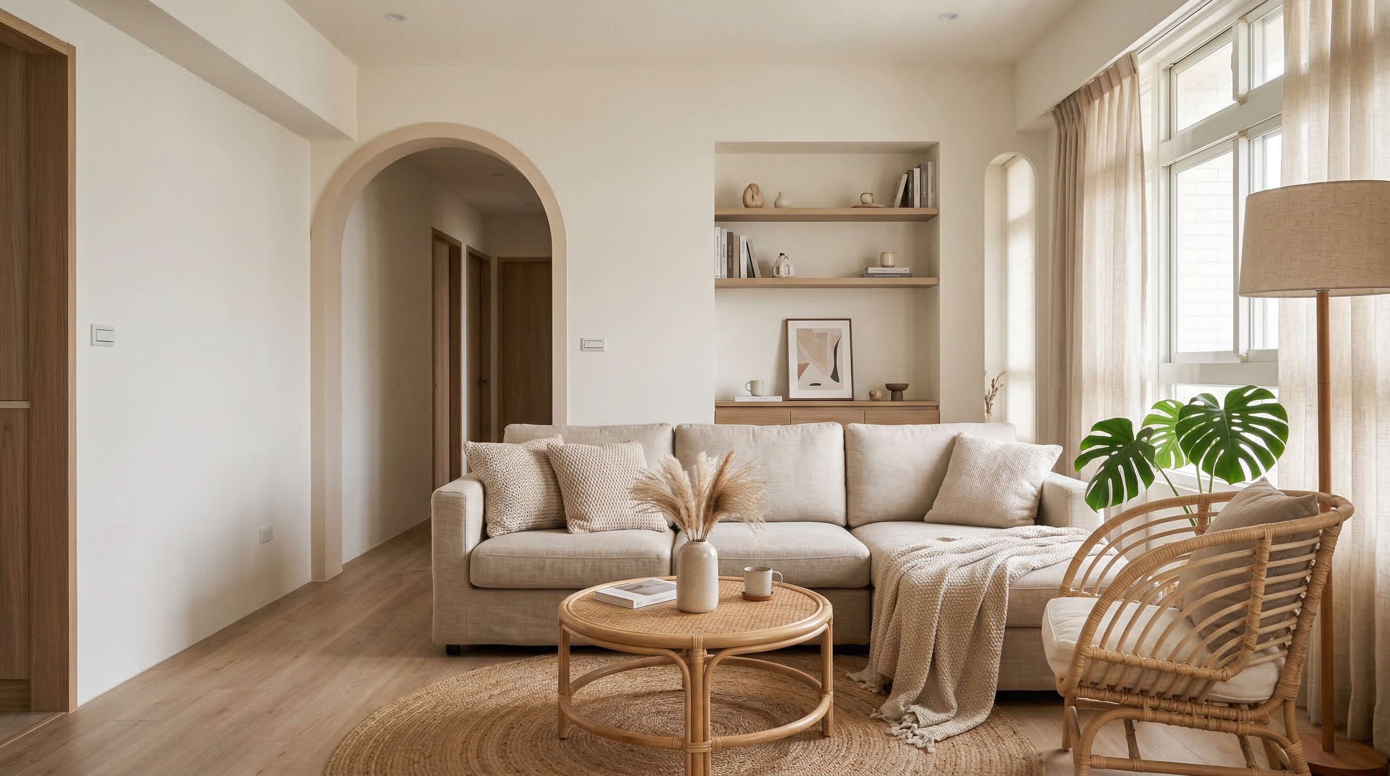 奶油風裝潢攻略 2026｜色系選擇、材質搭配、5 個常見地雷與設計案例